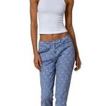 Rachel Zoe J. Mclaughlin Womens Light Blue Nautical Yacht Core Ankle Fit Chino Pants Size 8 Photo 0