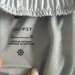 Light Gray Athletic Shorts with Black Trim Blue Size 1X Photo 4