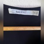 Bailey 44 Arcade Dress Stripe Midi Quarter Sleeves Grey Black Size Small Photo 7