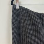 J. Jill Black and Gray Patterned Pull On Ponte Slim Leg Dress Pants Size Large Photo 2