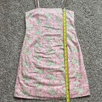 Vineyard Vines pink & green floral mini sheath dress size 14 Photo 8