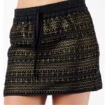 Robbi & Nikki Black Metallic Lace Mini Skirt Women’s Size Large NWT Photo 0