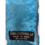 New Baba Clothing Los Angeles Blue Gold Beaded Sequined Women's tie Belt India Photo 2