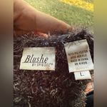 Vintage 90s Spiegel silver metallic fuzzy bouclé sweater, size large Photo 7