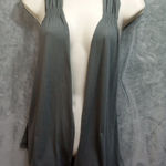 Eyelash Couture Women Small Vest Lace Embroidered Grey Photo 0