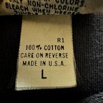 Vintage Boundary Line Maxi Dress Pansies Bees Cotton Short Sleeve Blue Large Photo 2