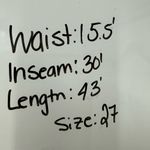  Alexa Chung for Madewell Workwear Jeans in True White Size 27 Photo 5