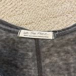 Free People Gray Distressed Top Photo 2