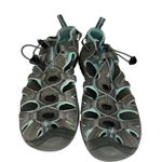 Keen  Whisper Womens Gray Aqua Washable Outdoor Hiking Water Sport Sandals size 8 Photo 1