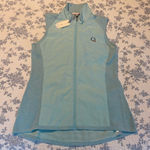 Peter Millar Quail Hollow Ladies Golf Hybrid Turquoise Blue Vest Size Small NWT Photo 0