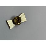 Budweiser Red & Gold Enamel Lapel Pin With Bowtie Logo Design In Black Gift Box Photo 2