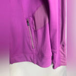 Tangerine  Women Active Mesh Lightweight Breathable Fulll Zip Stretch Jacket SZ M Photo 3