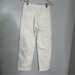 MOTHER The Rambler Cargo Ankle Jeans in Cream Puffs Size 28 Photo 4