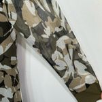Chico's Chico’s Floral Camouflage Button Front Cardigan with Sheer Long Sleeves Size 1/M Photo 6