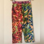 Anthropologie Roeqiya Fris Garden Bloom Flannel Pajama Pants Pink Green Size XS Photo 3