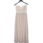 Speechless  Strapless Lace Beaded Empire Waist Chiffon Prom Dress Gown Size 11 Photo 1