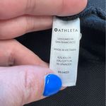 Athleta circa track sweatshirt dress black size small Photo 4