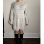 Madewell  Wool Blend Donegal Button Sleeve Short Sweater Size Large Photo 2