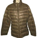 Calvin Klein  BROWN PUFFER URBAN CHIC SLEEK JACKET SIZE XL Photo 0