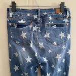 Judy Blue  Women's size‎ 9 / 29 Super Flare Star Print Jeans High Rise Frayed Photo 7