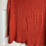 We The Free People Lover Top Ribbed Thermal Long Sleeve Rust Orange Size Small Photo 5