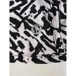 Lululemon ‎ Tracker Short 4" Women Sz 4 Black White Animal Print Running Athletic Photo 4