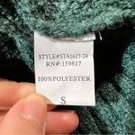 Altar'd State Altar’d State Dark Forest Green Balloon Sleeve Sweater Size Small EUC Photo 3