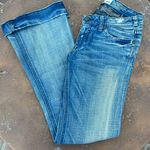 Free People J&co. Y2k Low rise embellished flared blue jeans 31x31 - rise 7 in / fit like a 25 Photo 4