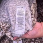 NWT Calvin Klein Jeans Tencel Button Down Collar Sleeveless Summer Snakeskin 2X Brown Photo 8