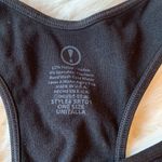 Black Nylon and Spandex Sports Bra Photo 1