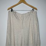 Ralph Lauren Polo  Oatmeal Heather Cotton Wide Leg Chino Pants Size 14 Photo 4