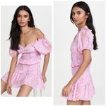 Love Shack Fancy  Jarrah dress in pink berry Photo 1