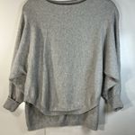 Joan Vass  Soft Gray Crew Neck Sweater Photo 1