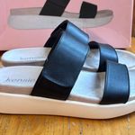 Kensie womens Jipsy adjustable slip on slides sandals black 7 Photo 3