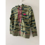 Heritage Hoodie Size Small Woodland Camo Green Pink Full Zip Photo 2