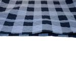 Lands' End  Quilted Plaid Crewneck Cotton Sweatshirt Pullover Cozycore Comfy M Photo 4