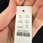 J.Crew Size 10 Portia Pant Italian Stretch Wool Black Pleated Dress Pants NWT Photo 6