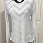 James Perse  White Long Sleeve Tee Photo 0
