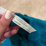 Free People Movement  Teal Long Sleeve Quarter Zip Hoodie Photo 2