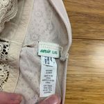 Aerie Bralette Womens Large Cream Lace Wireless Padded Comfortable Lingerie Photo 2