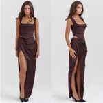 House Of CB  SET 'Una' Chocloate Corset vesper skirt size XS‎ NWOT Photo 10