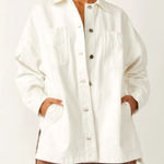 Free People White Madison City Jacket Photo 0