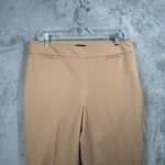 Talbots  Chatham Slim Ankle Pants Curvy Fit Womens 12P Tan Camel Business Casual Photo 3