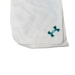 Under Armour  Womens Arctic Scarf White Turquoise Micro-fleece Warm Cozy Winter Photo 1