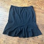 Lane Bryant black size 18 business casual flounced skirt Photo 0
