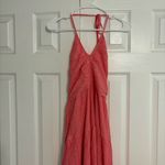 Lulus Lulu’s Chasing Sun Pink Tiered Keyhole Halter Midi Dress Photo 2