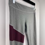 Under Armour  HeatGear Gray Compression Leggings, Colorblock Panels, Large Photo 1