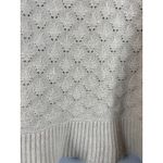 Saks 5th Avenue Sak’s Fifth Avenue Nude Open Knit Buttery Soft 100% Cashmere Cardigan Size XS Photo 6