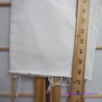 Madewell NEW  Petite Baggy Straight Jeans in Tile‎ White: Ripped Edition, 25P Photo 6