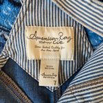 American Rag cie striped overall shorts Photo 4